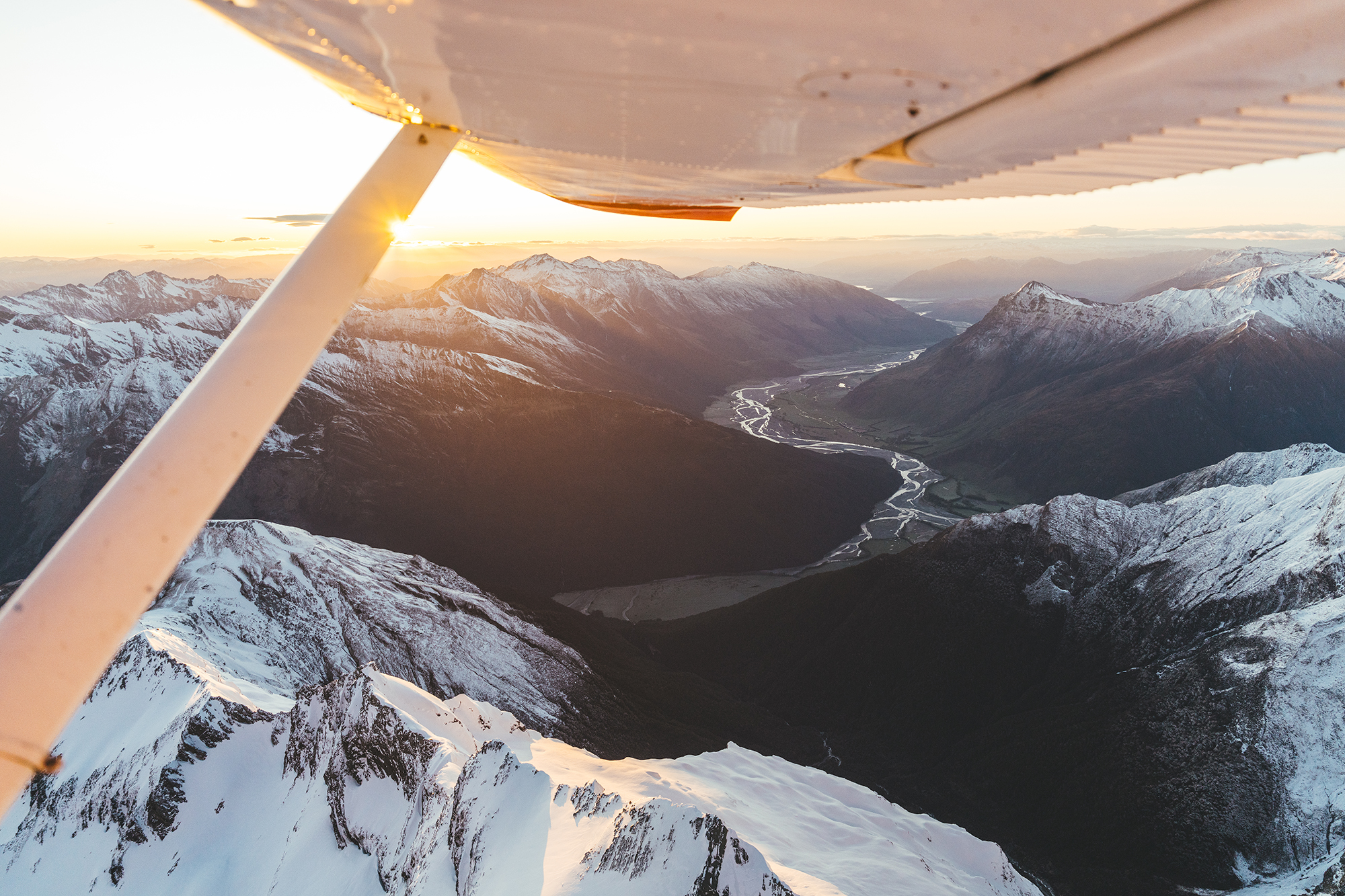 View from above the mountain